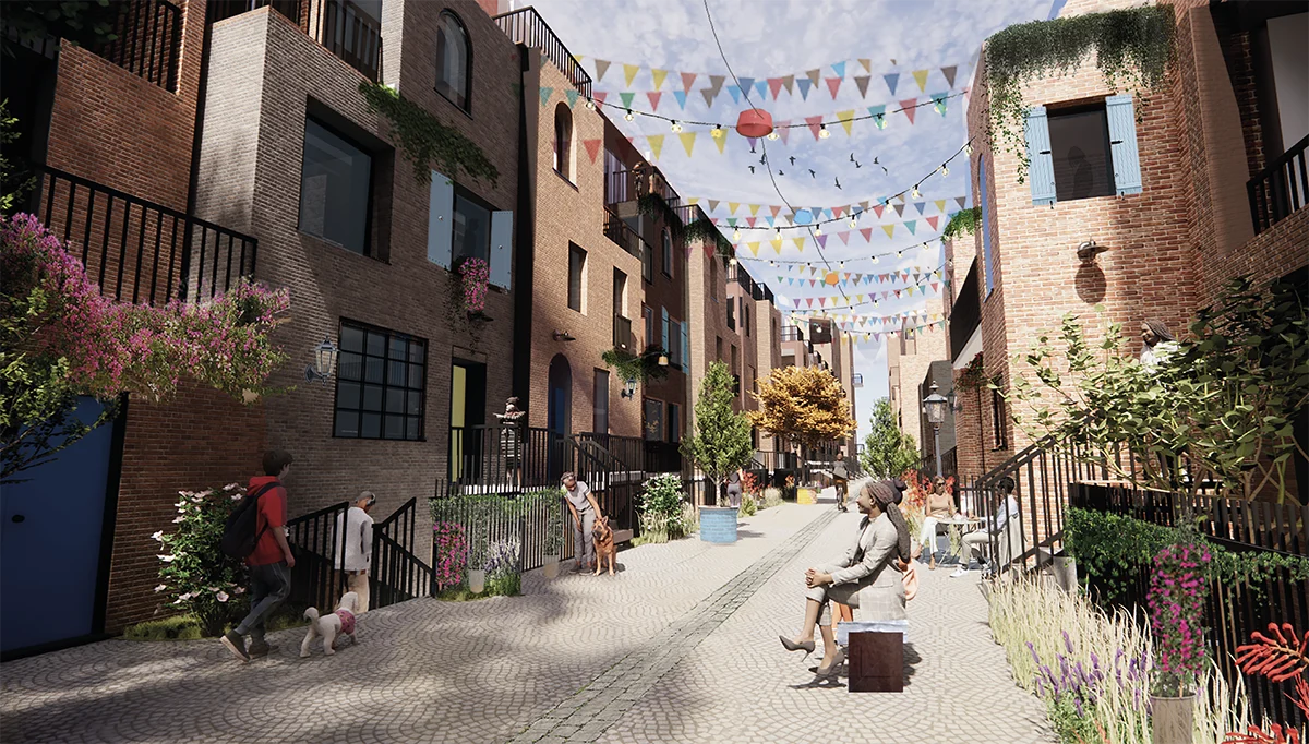 Artist impression of the proposed development